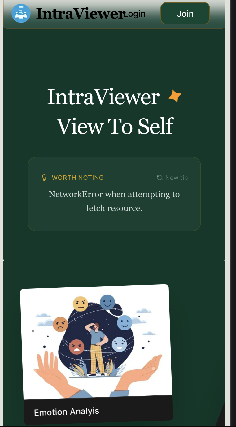 Intraviewer Home